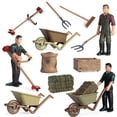 thumbnail image 4 of Farm Feed Food Accessories Set Farm Feed Food Accessories Set Farm Tools Miniature Figurines Simulation Scene Farm Model Mini Educational Playset, 4 of 8