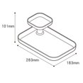 thumbnail image 3 of Plastic Vanity Tray Detachable Versatile Storage Organizer Tray Stationary Tray, 3 of 9