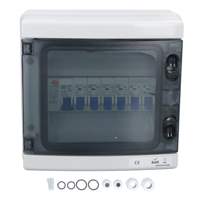 Caja de conexiones, caja de distribución, caja eléctrica de 6 vías, caja de distribución impermeable, experiencia incomparable