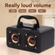 thumbnail image 1 of Altavoz Portátil de Madera con Bluetooth 5.0 Estéreo de Doble Canal con Radio FM, Sonido de Alta Fidelidad, Tarjeta TF, Soporte AUX C, 1 of 5