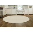 thumbnail image 5 of Seasonal Round Area Rug Carpets for Under a Christmas Tree. Add Some Holiday Flare and Comfort Under Your Tree This Year (6 ft Round, Vanilla), 5 of 5