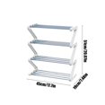 thumbnail image 3 of Fridja Sales Ingenious Z Type Shoe Rack Easy Household Shoe Storage Rack Dormitory Multi Layer Assembly Shoe Rack for New Home, 3 of 6