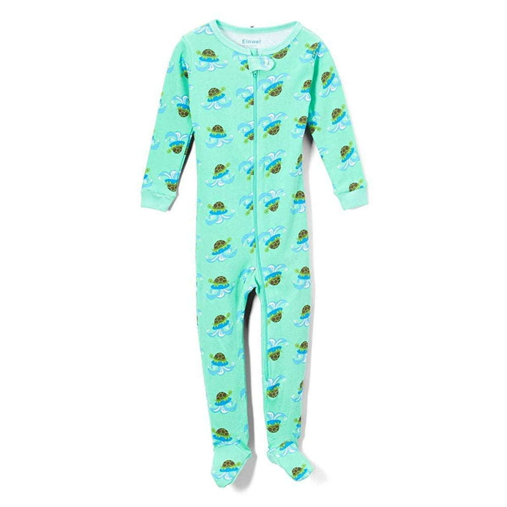 12 month cotton footed pajamas