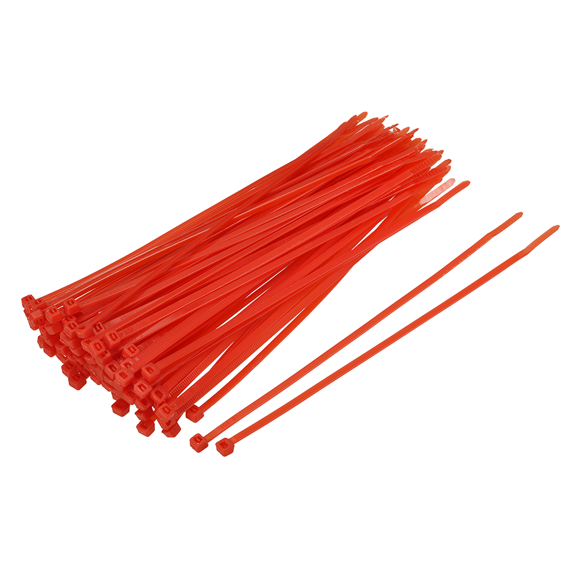 Nylon Cable Ties 8Inch SelfLocking Zip Ties 0.14Inch Width Red