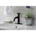 thumbnail image 3 of Kingston Brass KSD2825RX Belknap One-Handle Single-Hole Bathroom Faucet with Deck Plate and Push Pop-Up Drain, Oil Rubbed Bronze, 3 of 7