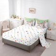 thumbnail image 5 of Castle Fairy Baseball Print King Bedding 7pcs, Ice Cream Drip King Bed in a Bag, Green Pink Blue, 5 of 7