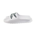 thumbnail image 4 of Men's Lacoste Croco 2.0 Synthetic Slides Wht/Drk Green (7-41CMA0010 1R5) - 10, 4 of 6