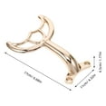 thumbnail image 2 of HEALEEP Fan Blade Arm Replacement 5Set Golden Zinc Alloy For Commercial Use And Fan Maintenance, 2 of 8