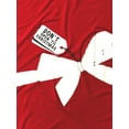 thumbnail image 2 of Womens Red Dont Open Til Christmas Maternity Holiday Tee Shirt T-Shirt S 4-6, 2 of 2