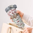 thumbnail image 4 of 30oz Double Wall Vacuum Tumbler - Stainless Steel, Tis The Season To Be Chicking Quencher, BPA-Free, Insulates Cold for 24h/Hot for 12h, Christmas Gift for Family & Friends, 4 of 5