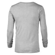 The Simpsons Ned Flanders Singing Heart - Long Sleeve T-Shirt for Men – Customized-Athletic Heather