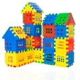 thumbnail image 4 of Bloques de construcción de piezas para niños, juguete de ladrillos para armar Casa del paraíso del bebé, ideal para regalo, 50 unidades, 4 of 4