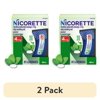 (2 pack) Nicorette Mini Nicotine Lozenges to Stop Smoking, Mint Flavor, 4 Mg - 81 Count