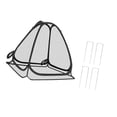 thumbnail image 4 of Cubierta protectora de plantas,Cubierta para plantas de jardín para jardineras y hortalizas,Carpa de malla fina para plantas,protección de plantas,Protección de plantas para, 4 of 8