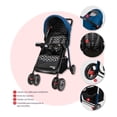 thumbnail image 3 of Carriola Trendy Kids Maxy Reclinable Azul Estampada, 3 of 5