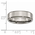thumbnail image 5 of Titanium Beveled Edge 6mm Brushed and Polished Band, 5 of 9