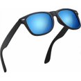 thumbnail image 2 of Polarised-Sunglasses-UV400-Protection Rectangular Sunglasses Retro Black Sun Glasses Unisex Classic Ultralight Shades 1pcs, 2 of 4