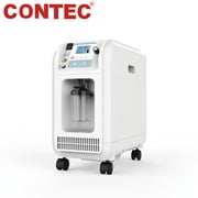 Portable Wheel Humidifier 5L O2 High Level Respiratory Machine Built-in filter Pure gas Atomization Pulse Rate Monitor