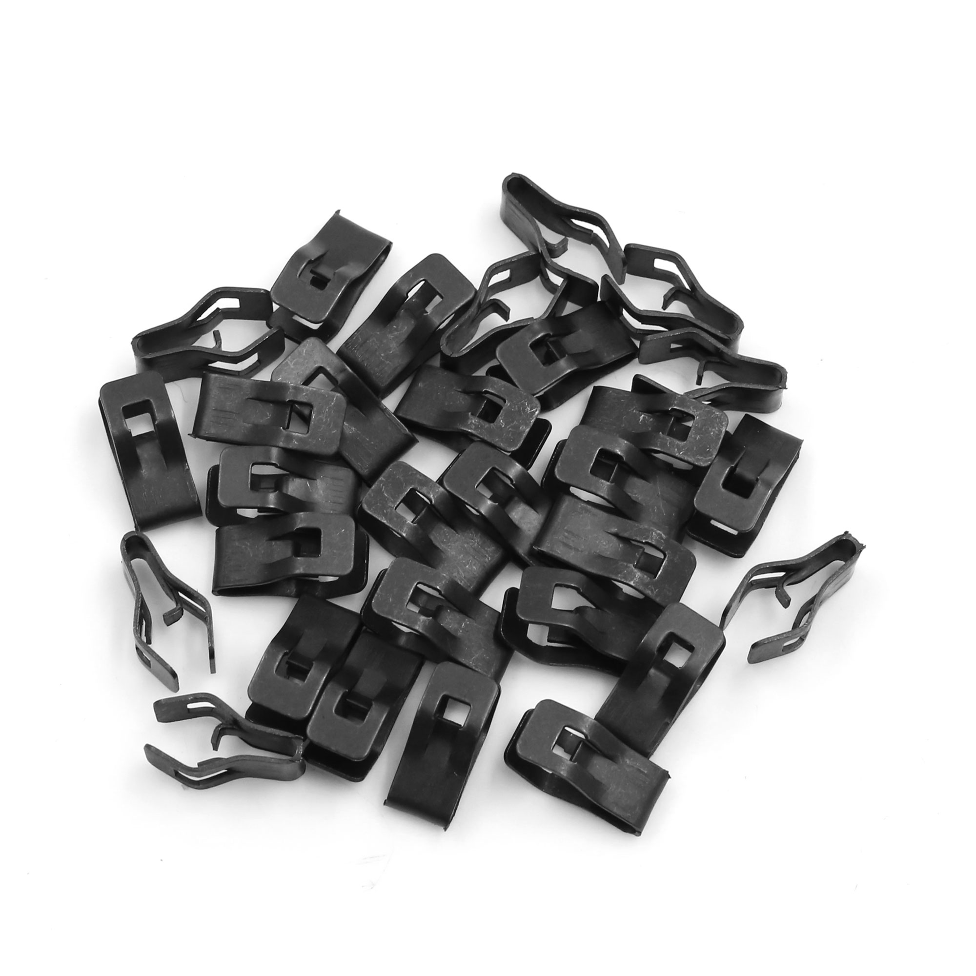 Car Dashboard Retainer Console Instrument Panel Trim Metal Clips 18 x 10mm 30pcs