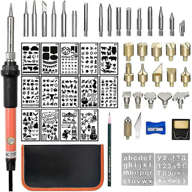 Wood soldering iron set deals