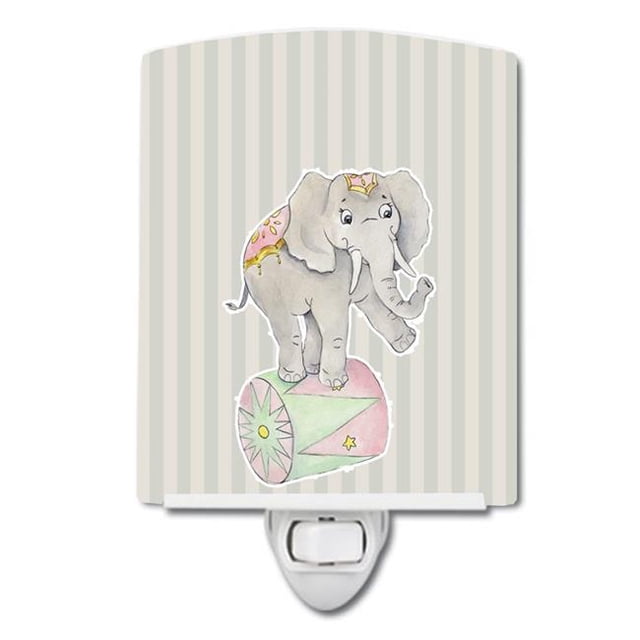 Carolines Treasures BB6859CNL Circus Elephant Ceramic Night Light