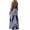 A1-Blue76, variant on XIAOCHA Summer Floral Maxi Dress for Women Porcelain Print Thin Strap Back Tie Deep Open Back Vacation Gowns