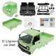 thumbnail image 2 of RC CRAWLER CARS Hard Body Shell Racing Remote Control Remote Truck Micro Trux Modificación Reemplazo para WPL D12 Verde 1 set Inevent FN002032-01, 2 of 7