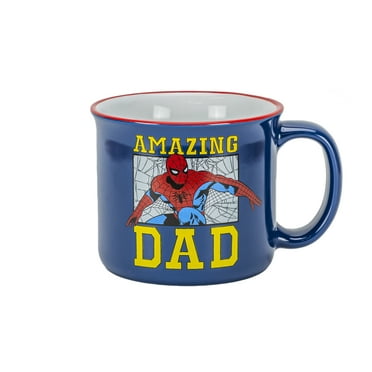 Father's Day Blue Spiderman "Amazing Dad" Mug