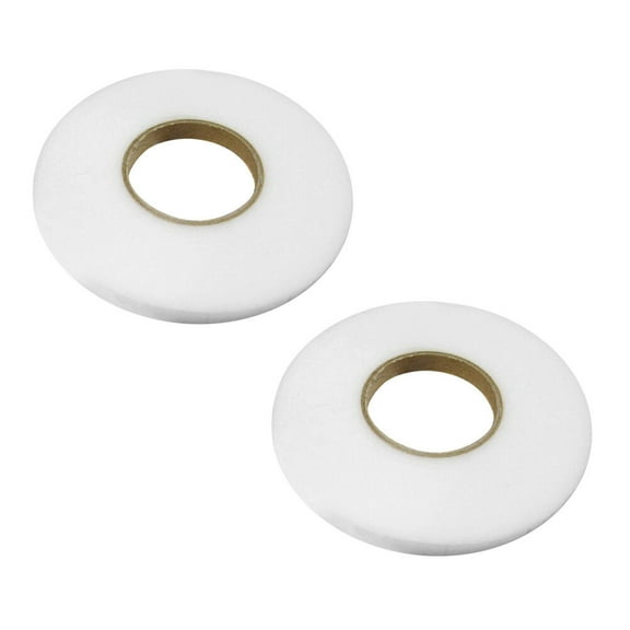 unbranded 4 Rolls Double-sided Tape for Crafts Fabric Fusing Adhesive White