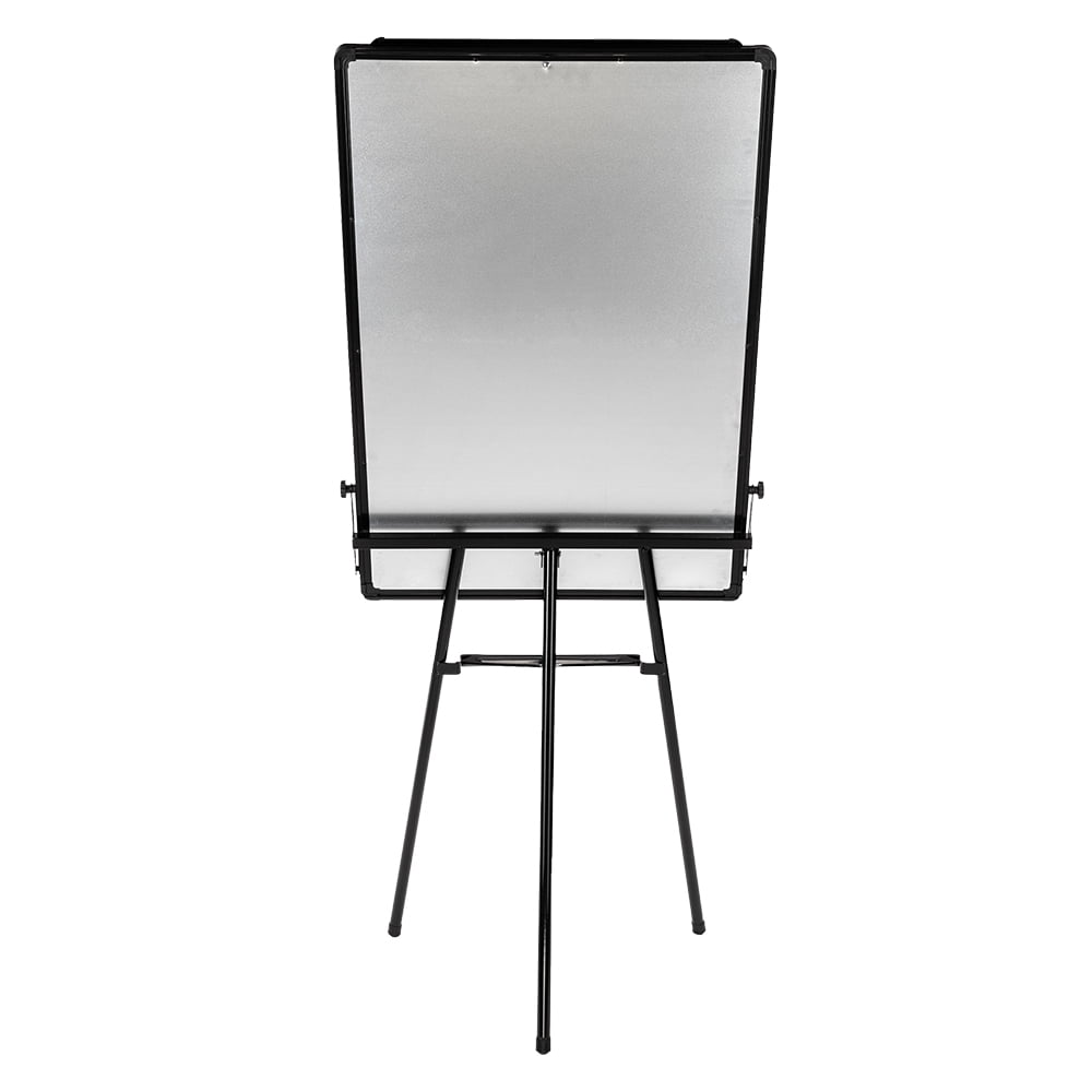 M&T Displays 23x35 Inch Adjustable Magnetic Whiteboard Flipchart Dry Erase  Free Standing Write Board Paper Stand for Schools Classrooms Presentations