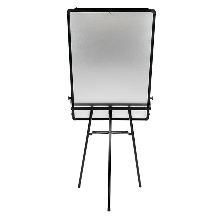 DexBoard Dry Erase Easel 24 x 36|Height Adjustable Magnetic White Board  Easel with Tripod Stand|Office Presentation Board w/Flipchart Pad, Magnets  