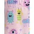 thumbnail image 3 of The Children's Place Baby & Toddler Girls Short Sleeve Cuddly Monster PJs, Sizes 12M-5T, 3 of 4