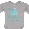 thumbnail image 4 of Inktastic My Aunt and Uncle Love Me Whale Boys or Girls Long Sleeve Baby Bodysuit, 4 of 5