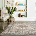 thumbnail image 6 of nuLOOM Dawson SpinClean Machine Washable Distressed Medallion Area Rug, 3' x 5', Dawson Beige, 6 of 8