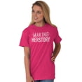thumbnail image 4 of Making Herstory Her Story Feminist Women's Plus Size Graphic Tee Brisco Brands 3X, 4 of 5