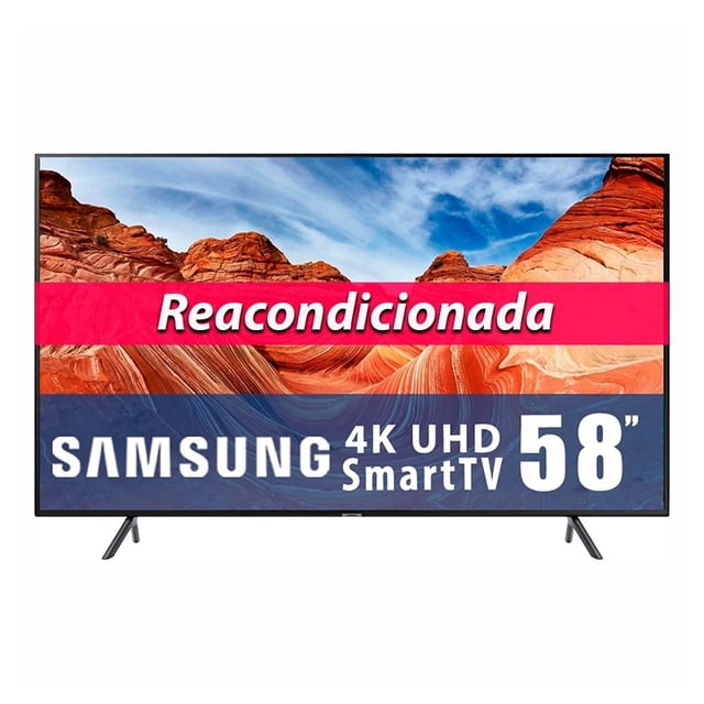 TV Samsung 58 Pulgadas 4K Ultra HD Smart TV LED UN58RU710DFXZA Reacondicionada