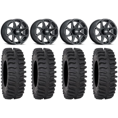 ITP Twister 14  Wheels Milled 30  XT400 Tires Yamaha Viking Wolverine YXZ1000R