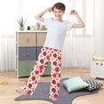 thumbnail image 5 of Heart Strawberry Flower Pajama Pants Soft Lightweight Lounge Pants Bottoms Sleep Pants Warm Comfy, 5 of 9