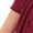 Red, variant on Guieoi Dress for Women under $10.00 Plus Size Women's Party Queue Elegant Velvet Lace Five Quarter Sleeved Round Neck Dress Black Black*Friday/Cyber*Monday