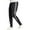 Black/White, variant on Just 4 Kicks Black & White Lightweight Athletic Pants Men's Large