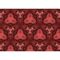 thumbnail image 1 of Ahgly Company Indoor Rectangle Patterned Cranberry Red Area Rugs, 6' x 9', 1 of 6