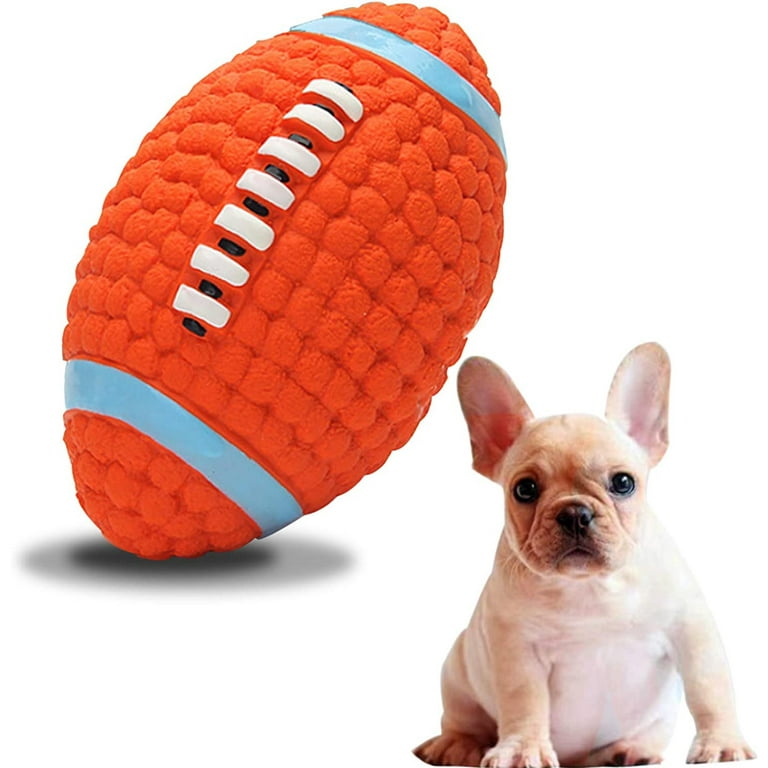 Warmtown Squeaky Dog Toys, Natural Latex Rubber Dog Balls, Soft