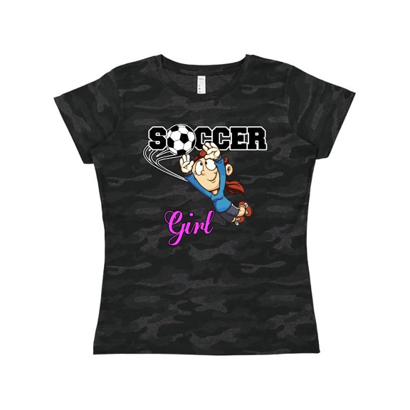 Inktastic Soccer Girl Goalie Women's T-Shirt