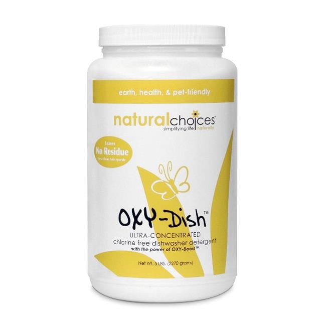 Natural Choices Oxy-Dish Dishwasher Detergent Powder; 5 lbs