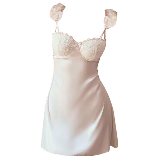 Playera de Dormir Gibobby de algodón para mujer Día de San Valentín Lencería sexy Camisón