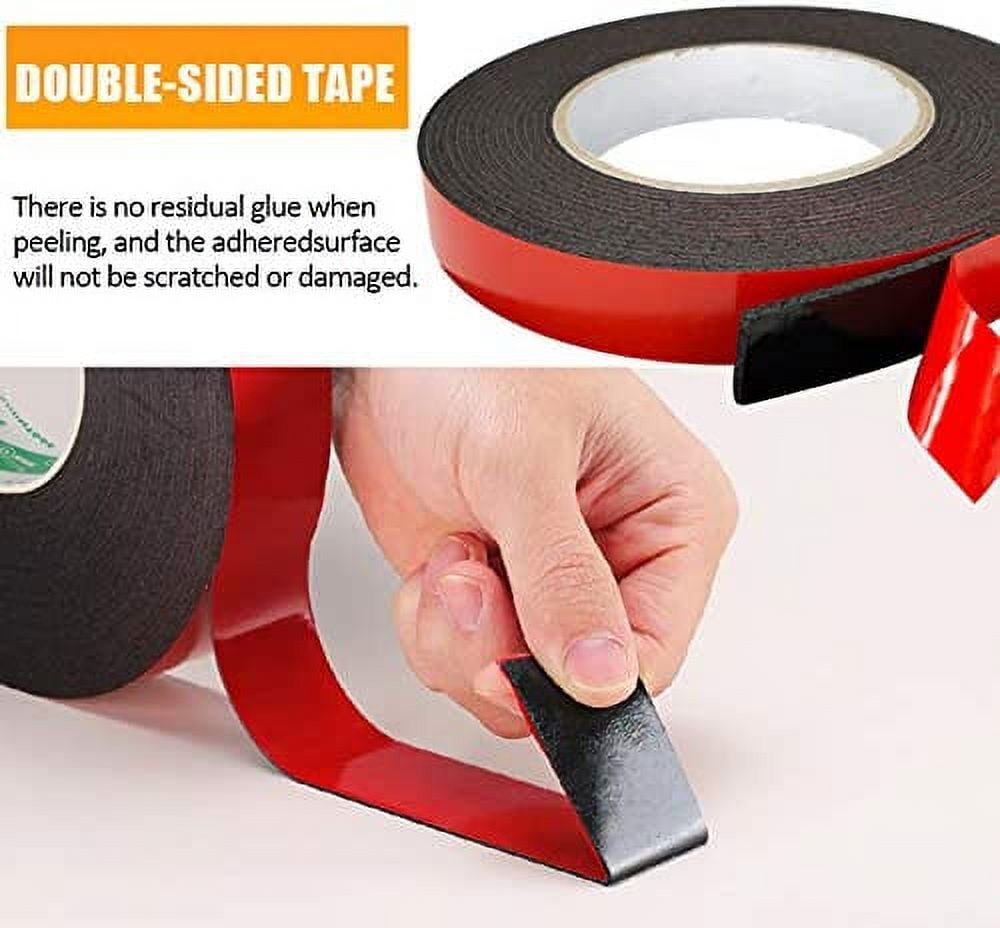 Double Sided Pe Foam Tape - Super Strong Foam Sealing Tape For Decorating  And Wrapping, Car Decorating Tape, Photo Frame (1 Roll*50mm)