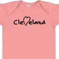 thumbnail image 4 of Inktastic Cleveland Heart Handwriting Black Boys or Girls Baby Bodysuit, 4 of 5