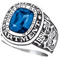 Keepsake Personalized Men's Police Department Ring available in