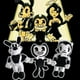 thumbnail image 4 of Yzonu 3 Piezas De Juguetes De Peluche De Anime Muñeca Bendy Juego Lindo Peluche De Terror Animales De Peluche Suaves Juguetes De Peluche para Niños Y Fanáticos De Los Juegos, 4 of 5