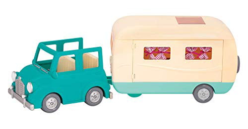 Happy Camper 39 Pink Li'l Woodzeez Animal Figurine Playset and Accessories 